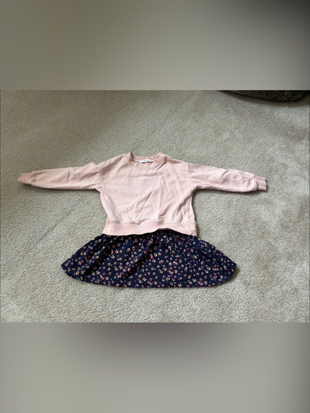 Mango Soft Pink Knit Top